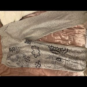 Hand Drawn Urban Design Sweatpants (S)